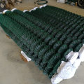 PVC Coated Green Metal Chain Link Wire Mesh Fence 8FT